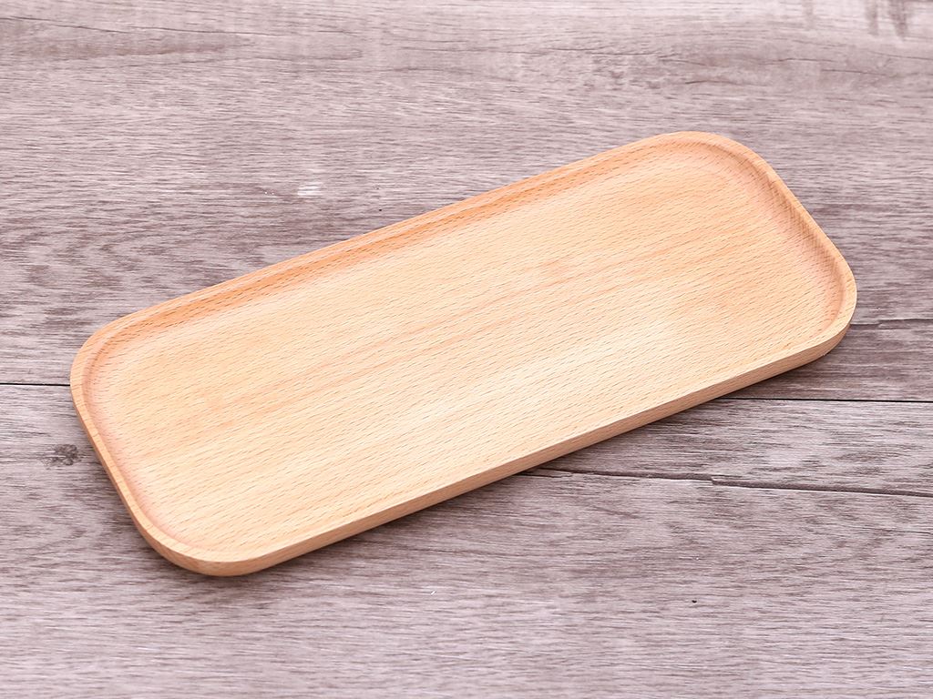 Khay chữ nhật gỗ Ohi@ma 9 x 23cm 1