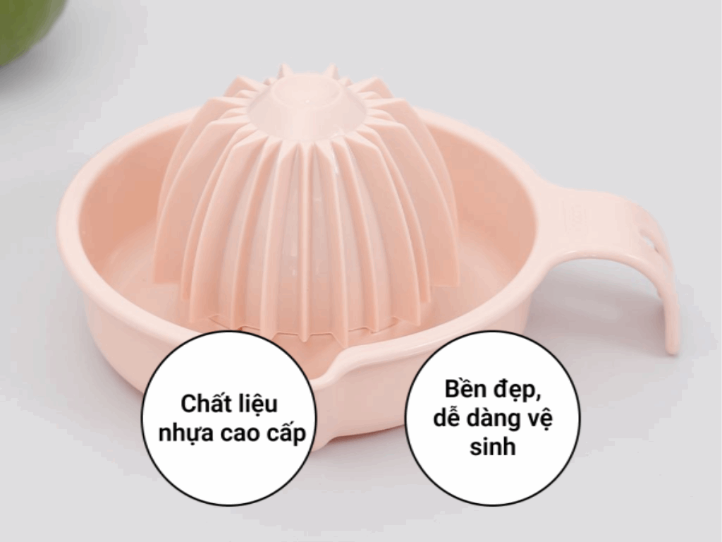 Dụng cụ vắt cam nhựa pp Inochi không lọc (giao màu ngẫu nhiên) 2