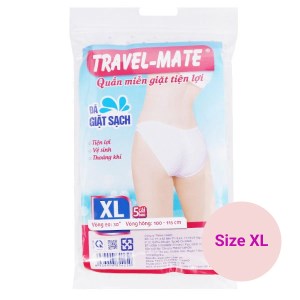 5 cái quần lót mặc một lần nữ Travel-Mate size XL