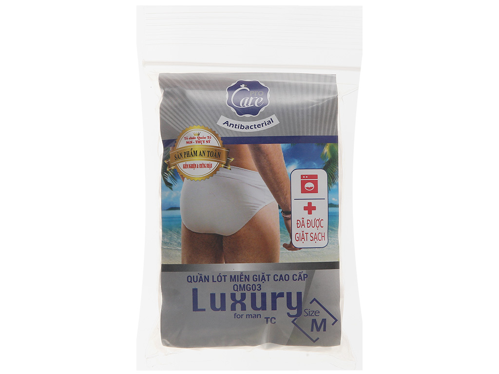 5 cái quần lót miễn giặt cao cấp tc nam Luxury size M 1