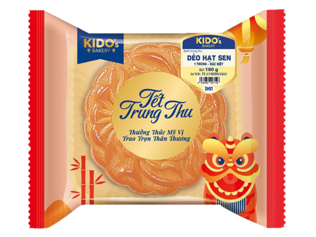 Bánh dẻo Kido Bakery hạt sen 1 trứng 180g tại Bách hóa XANH