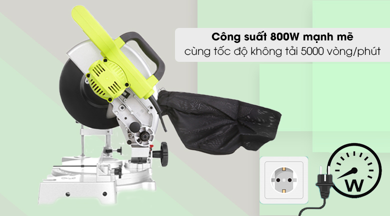 Máy Cắt Nhôm Pigeon G7-190 800W - công suất