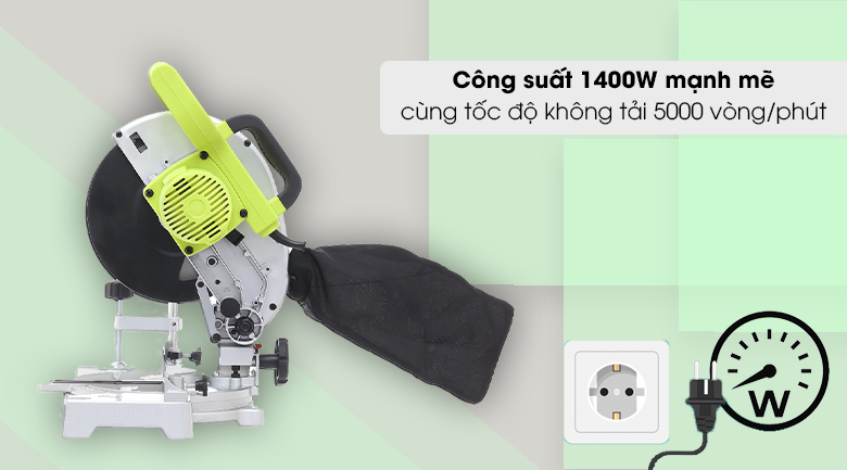 Máy Cắt Nhôm Pigeon G7-210 1400W - công suất