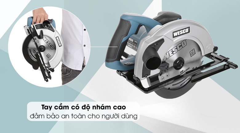 Máy cắt gỗ Wesco Ws3441 1500W - tay cầm