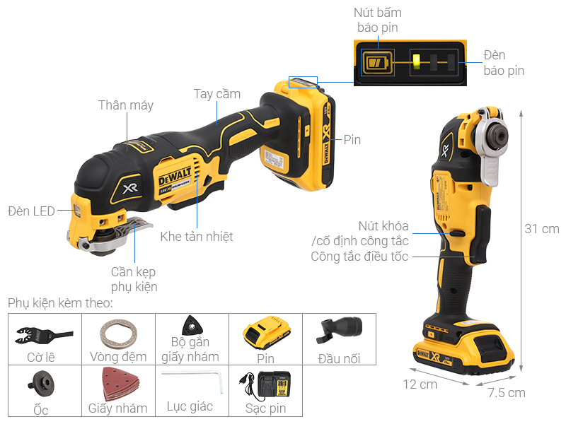 Máy cắt rung đa năng: Với một món đồ chạy điện hiện đại như máy cắt rung đa năng, bạn sẽ không còn phải lo lắng về việc cắt rau củ quả. Thiết kế linh hoạt, với nhiều lưỡi cắt khác nhau, máy sẽ giúp bạn tiết kiệm tối đa thời gian và công sức trong bếp.