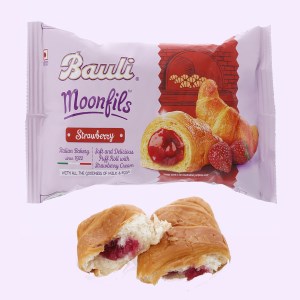 Bánh croissant nhân mứt dâu Moonfils Bauli gói 47g