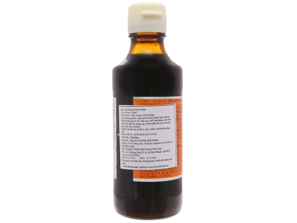 Nước sốt Thành Cát Tư Hãn Bell chai 200ml 3