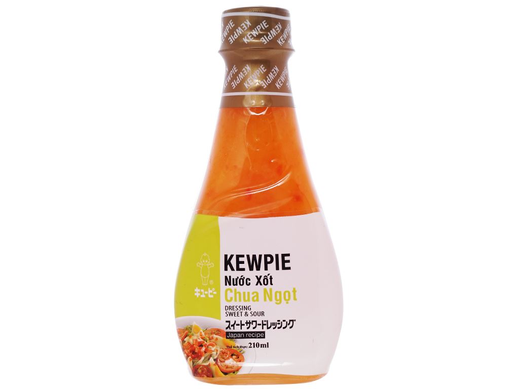 Nước xốt chua ngọt Kewpie chai 210ml 1