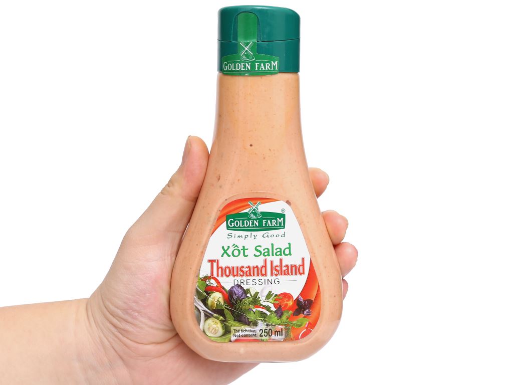 Xốt salad Thousand Island Golden Farm chai 250ml 4