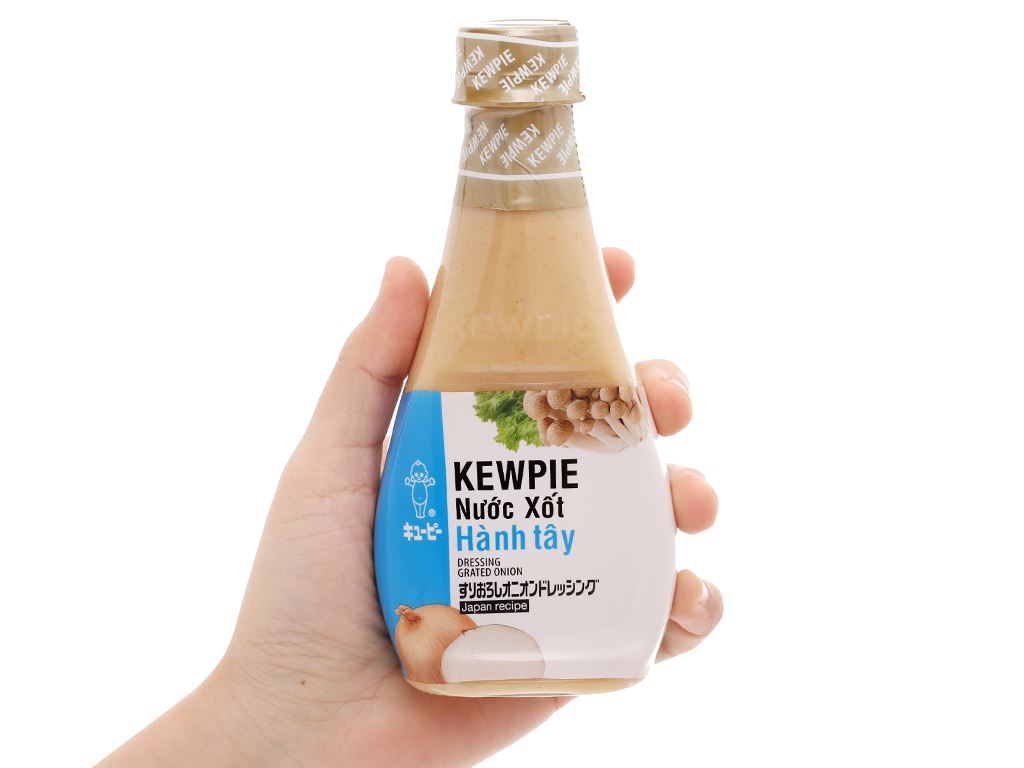 Nước xốt hành tây Kewpie chai 210ml 4