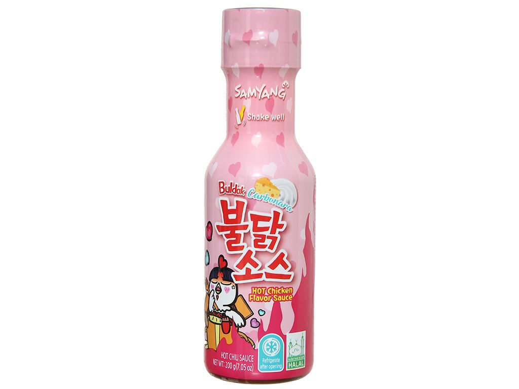 Sốt chấm vị cay carbo Samyang chai 200g 1