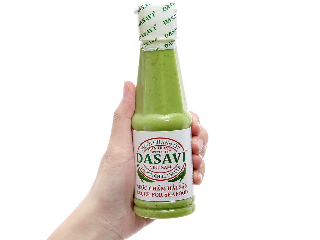 Muối chanh ớt xanh Nha Trang Dasavi chai 260g 3