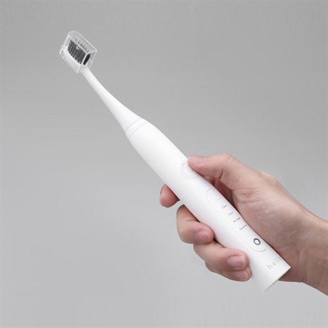 Bàn chải điện Halio Sonic Whitening Pro White (Tặng 1 đầu chải) Màu Trắng