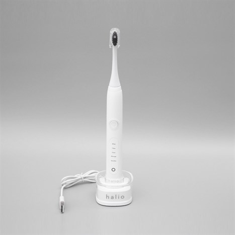 Bàn chải điện Halio Sonic Whitening Pro White (Tặng 1 đầu chải) Màu Trắng