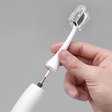 Bàn chải điện Halio Sonic Whitening Pro White (Tặng 1 đầu chải) Màu Trắng