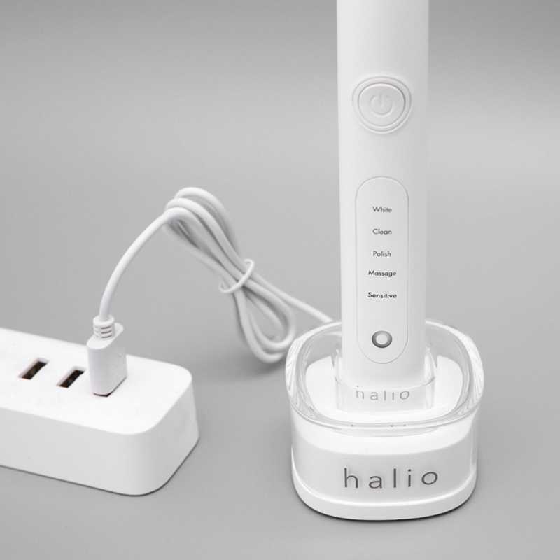 Bàn chải điện Halio Sonic Whitening Pro White (Tặng 1 đầu chải) - 10