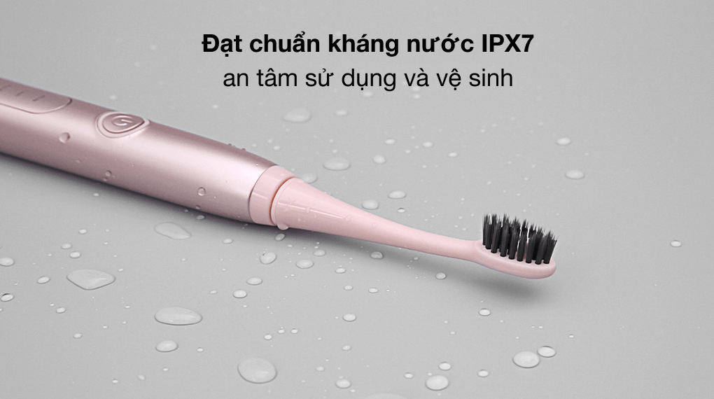 Bàn chải điện Halio Sonic Whitening Pro Rose Gold