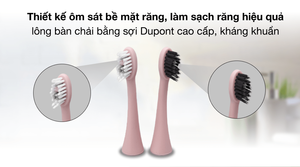 Bàn chải điện Halio Sonic Whitening Pro Rose Gold