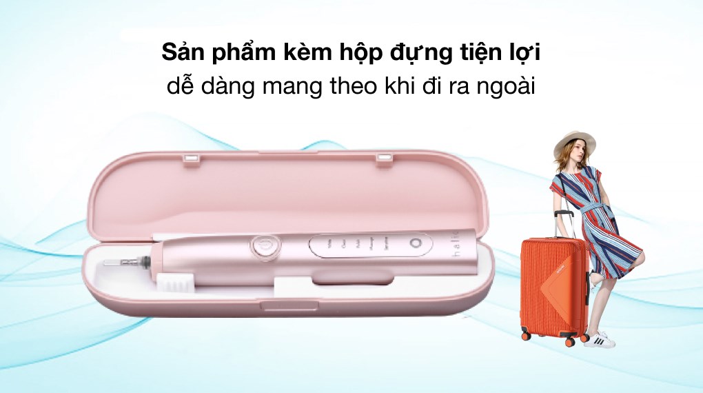 Bàn chải điện Halio Sonic Whitening Pro Rose Gold