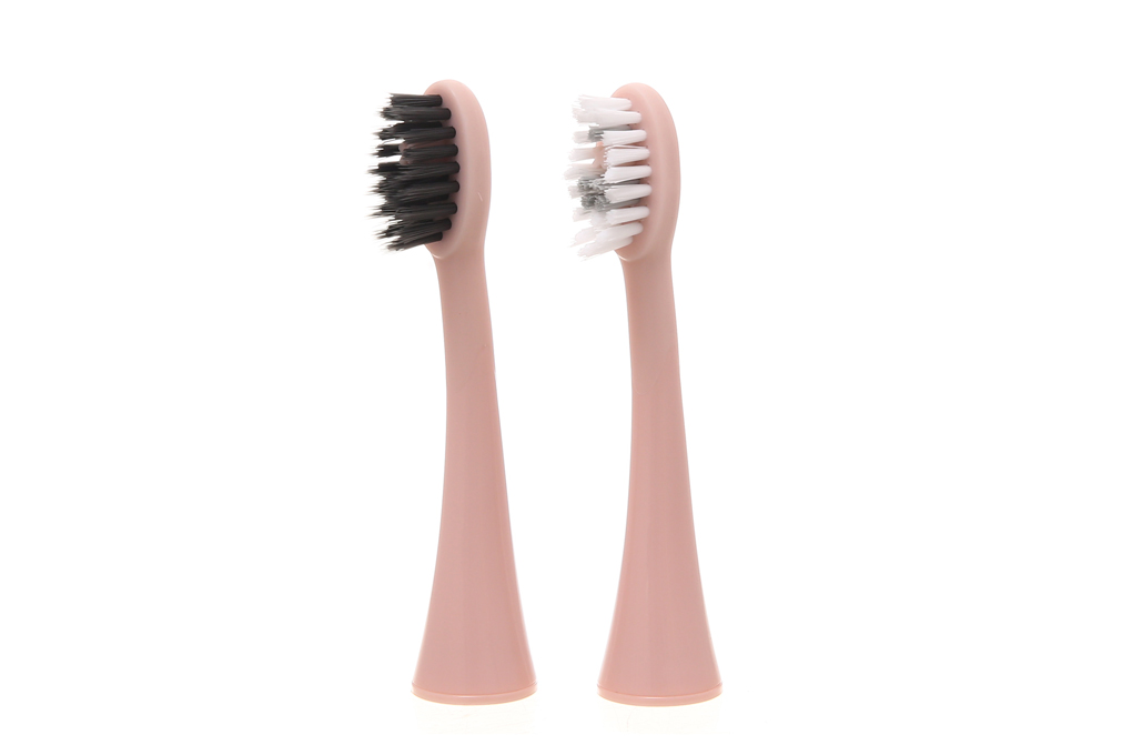 Bộ 2 Đầu Bàn Chải Điện Halio Sonic Whitening Electric Toothbrush Rose Gold Màu Hồng