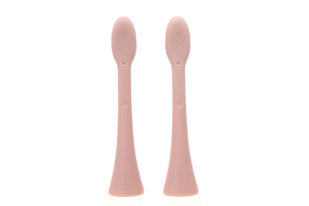 Bộ 2 Đầu Bàn Chải Điện Halio Sonic Whitening Electric Toothbrush Rose Gold Màu Hồng