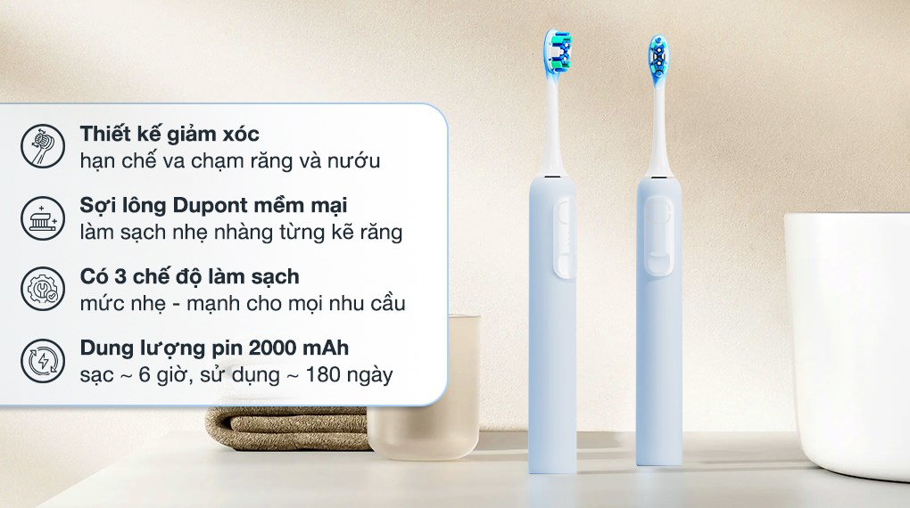 Bàn chải điện Xiaomi Blue GL