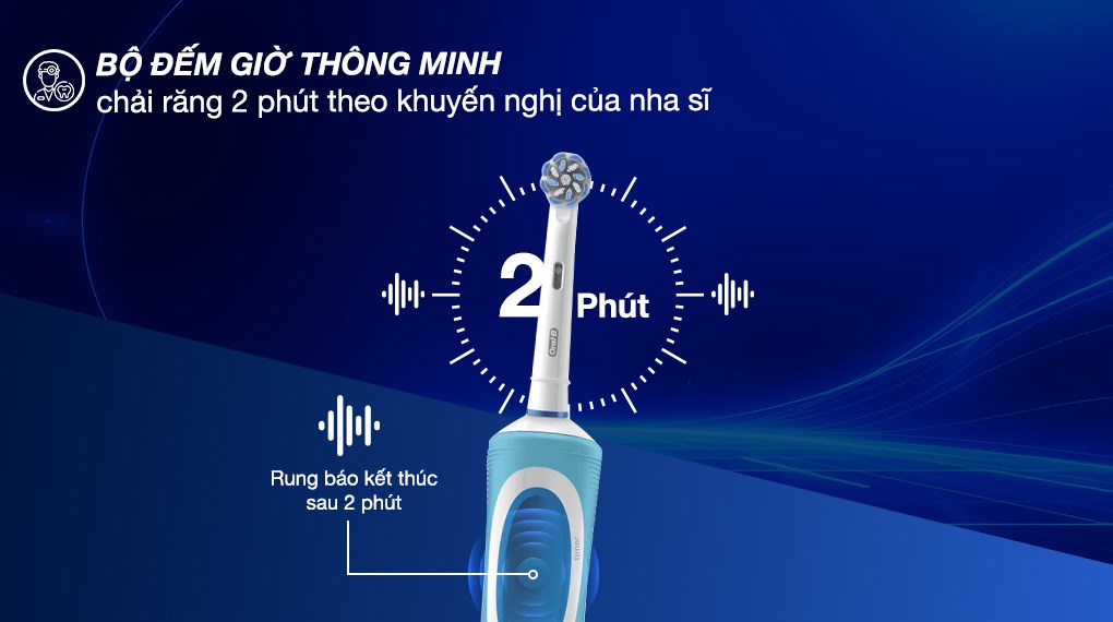 Bàn chải điện Oral-B Vitality Extra Sensitive Clean D12.513