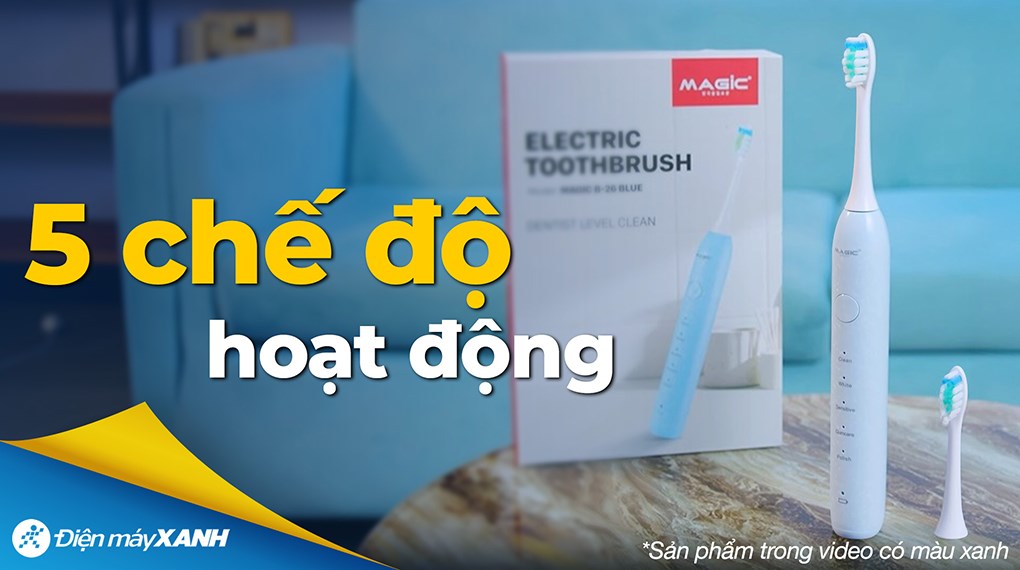 Bàn chải điện Magic B-26 - Tím