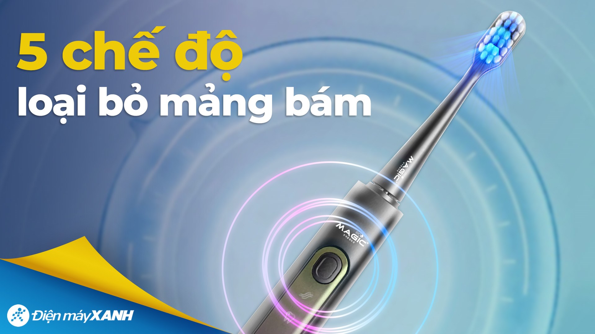 Bàn chải điện Magic Eco PRO-51 - Đen