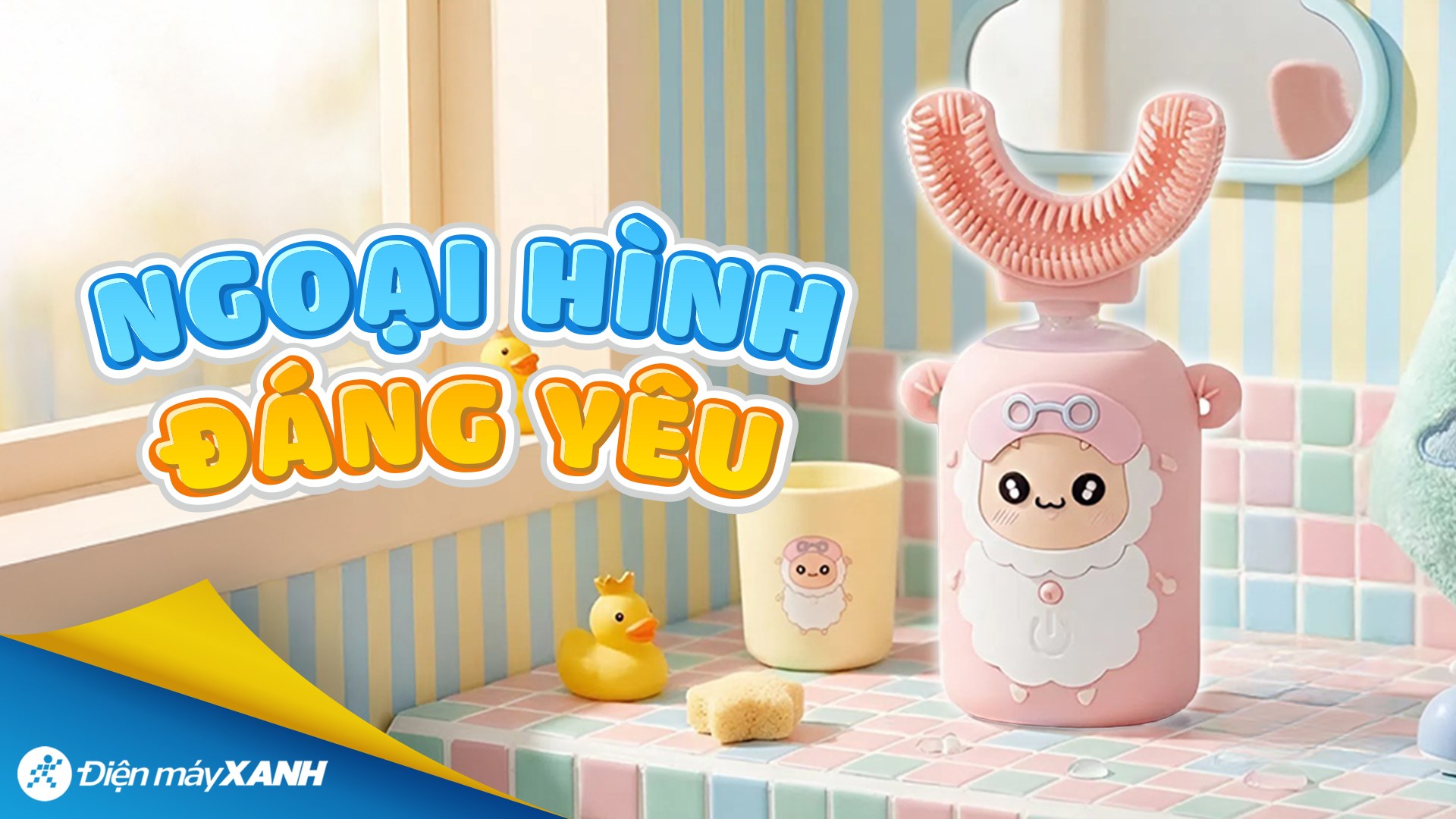 Bàn chải điện trẻ em Magic Kid-01 - Hồng