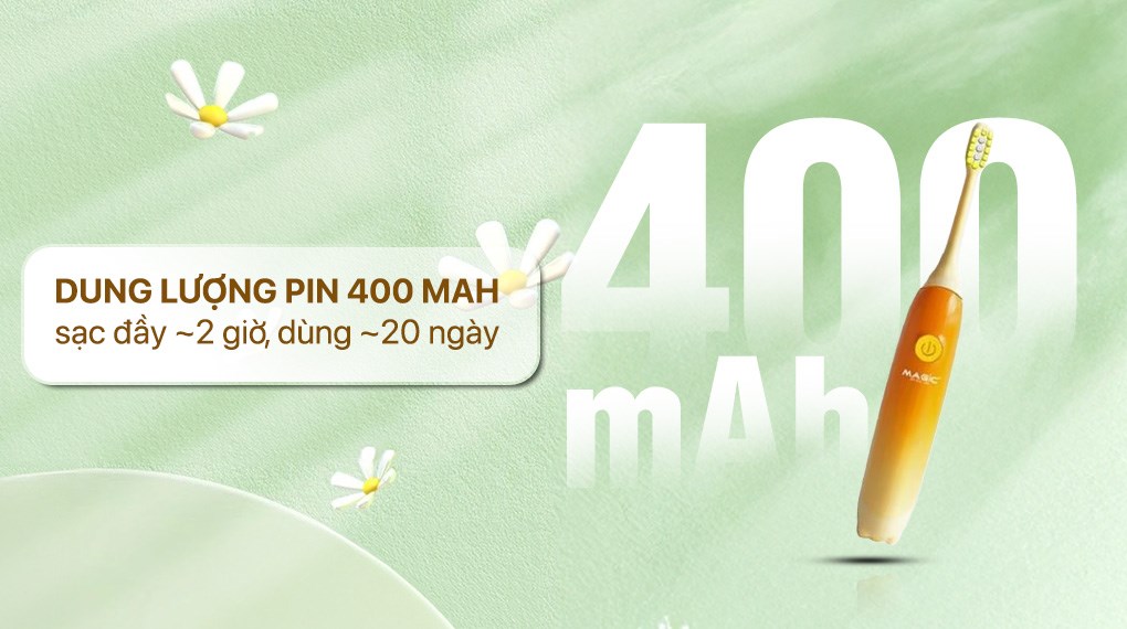 Bàn chải điện trẻ em Magic Kid-02 - Cam