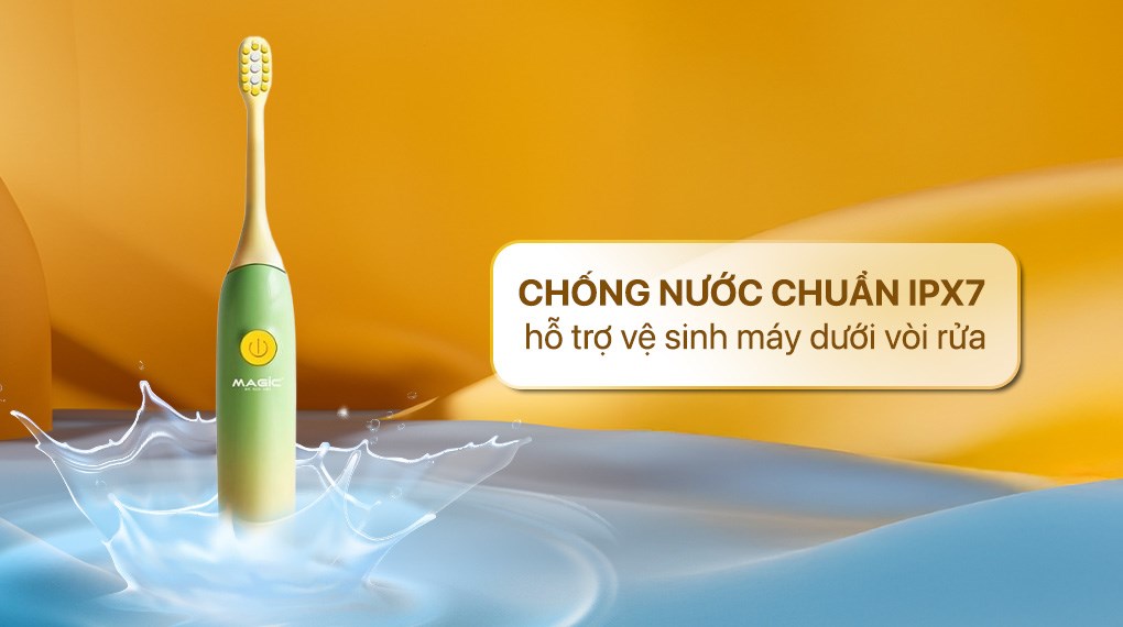 Bàn chải điện trẻ em Magic Kid-02 - Xanh