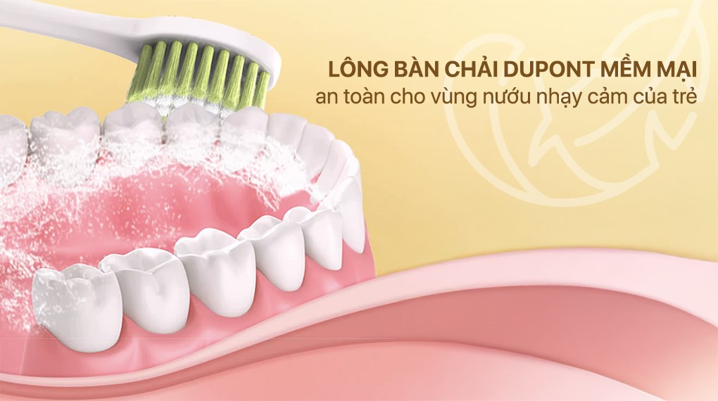 Bàn chải điện trẻ em Magic Kid-03 - Vàng