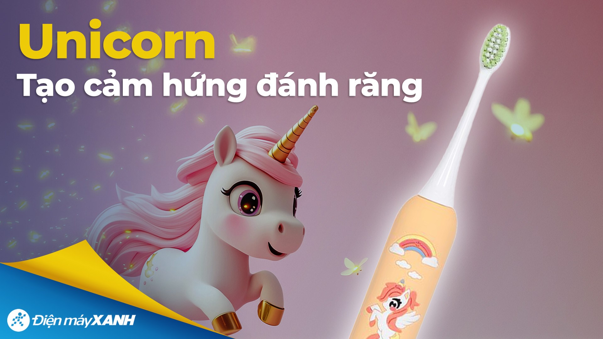Bàn chải điện trẻ em Magic Kid-03 - Vàng