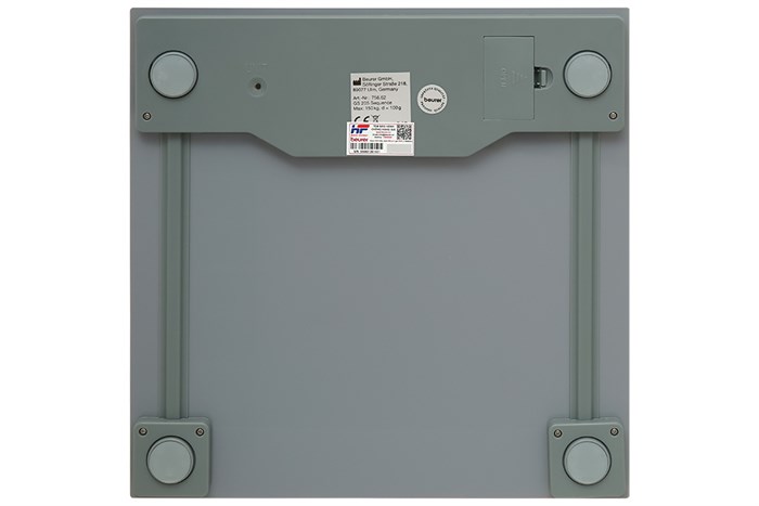 Cân điện tử mặt kính Beurer GS205 Màu Xám
