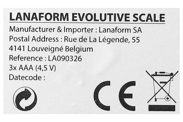 Cân trẻ em đa năng Lanaform LA090326 Màu Trắng