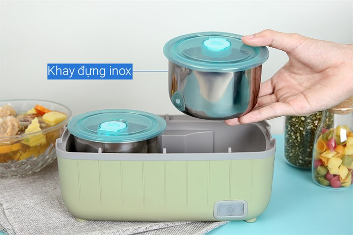 Hộp cơm điện Unie UV B1 Màu Xanh lá
