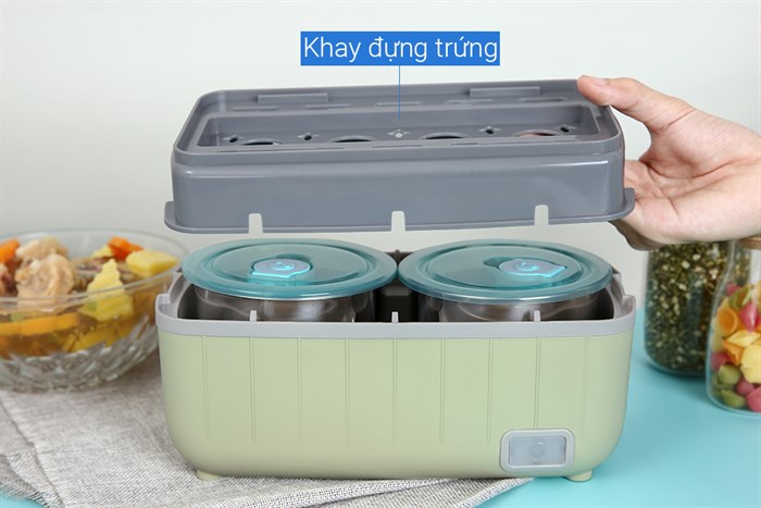 Hộp cơm điện Unie UV B1 Màu Xanh lá