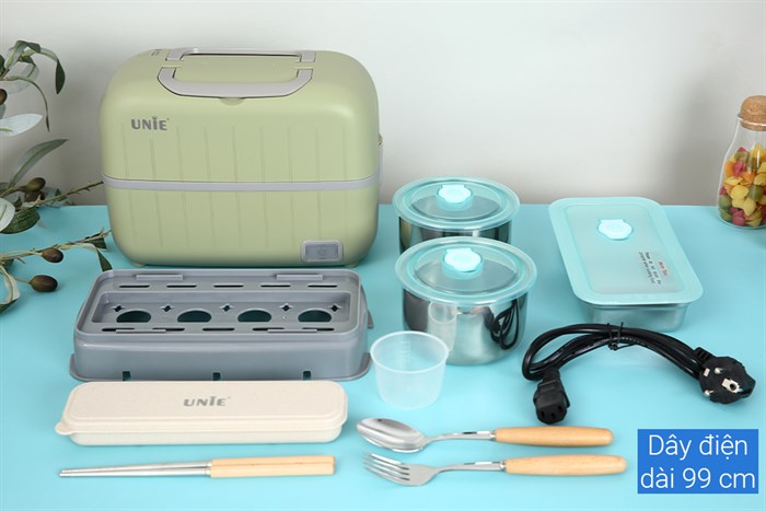 Hộp cơm điện Unie UV B1 Màu Xanh lá