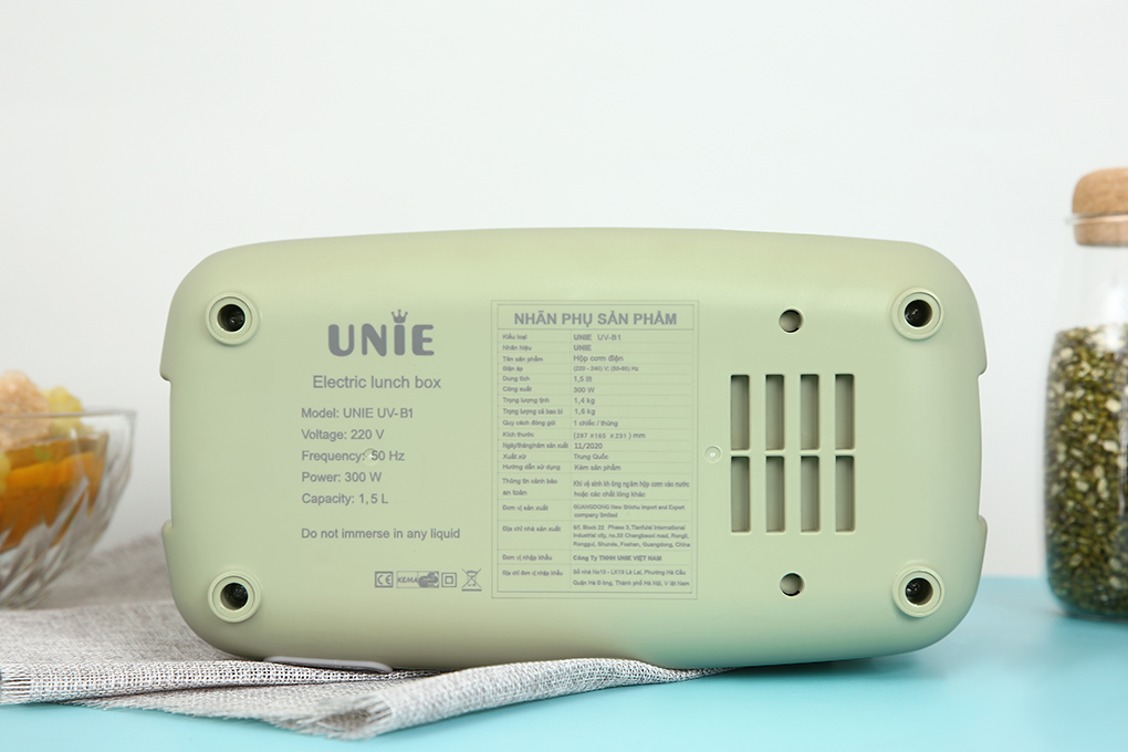 Hộp cơm điện Unie UV B1 Màu Xanh lá