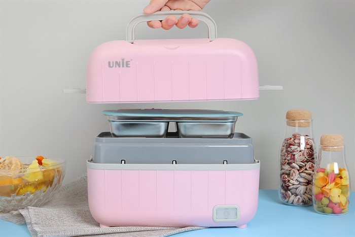 Hộp cơm điện Unie UV P1 Màu Hồng