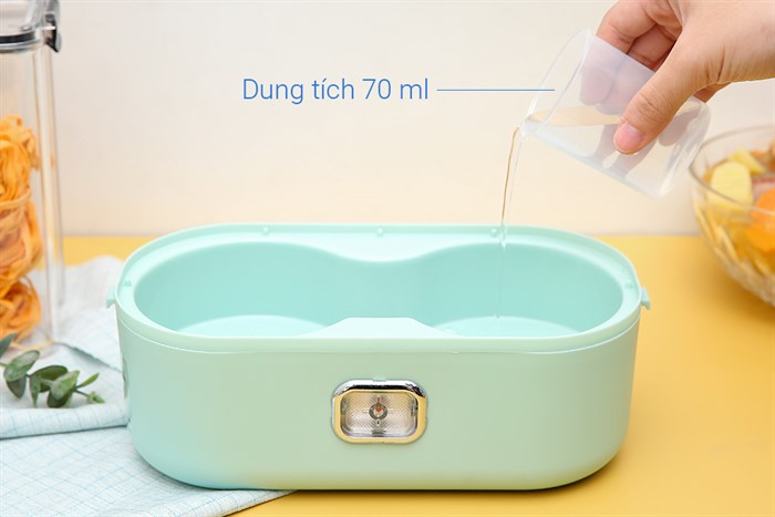 Hộp cơm điện Mishio MK-317 Màu Xanh mint