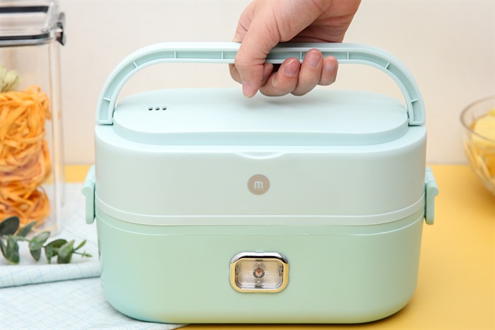 Hộp cơm điện Mishio MK-317 Màu Xanh mint