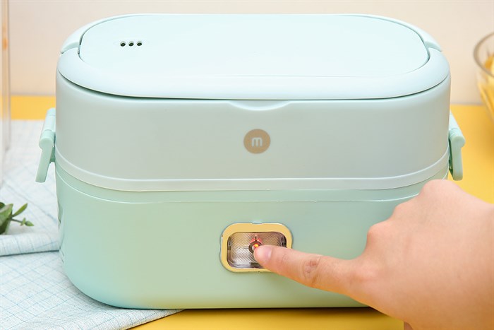 Hộp cơm điện Mishio MK-317 Màu Xanh mint