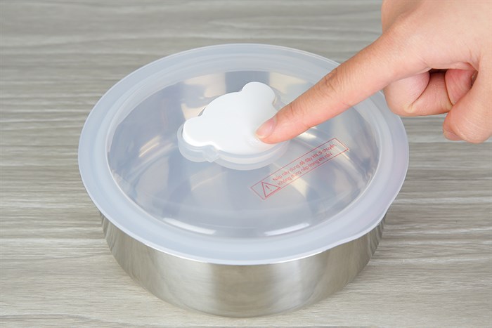 Hộp cơm điện Lock&Lock EJR216 Màu Trắng - Xám