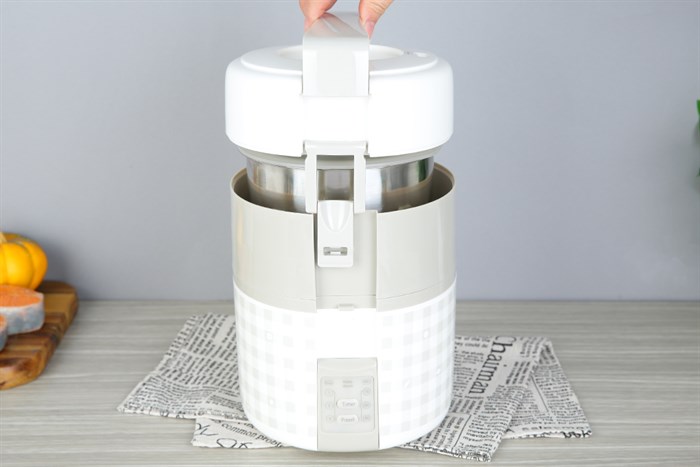 Hộp cơm điện Lock&Lock EJR216 Màu Trắng - Xám