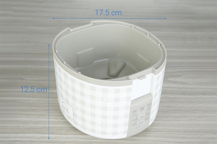 Hộp cơm điện Lock&Lock EJR216 Màu Trắng - Xám