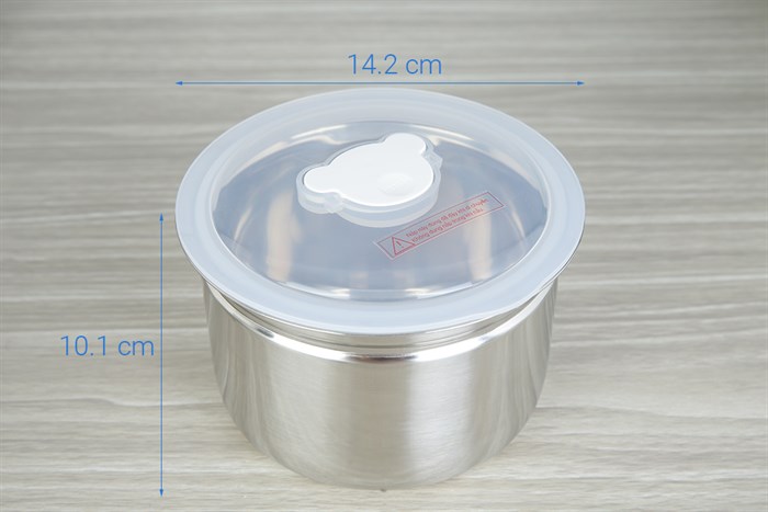 Hộp cơm điện Lock&Lock EJR216 Màu Trắng - Xám