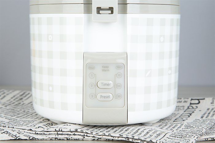 Hộp cơm điện Lock&Lock EJR216 Màu Trắng - Xám