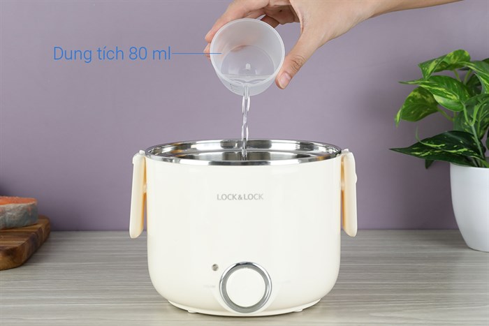 Hộp cơm điện Lock&Lock EJR226IVY Màu Màu be